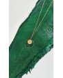 Collier acier inoxydable - vert sapin